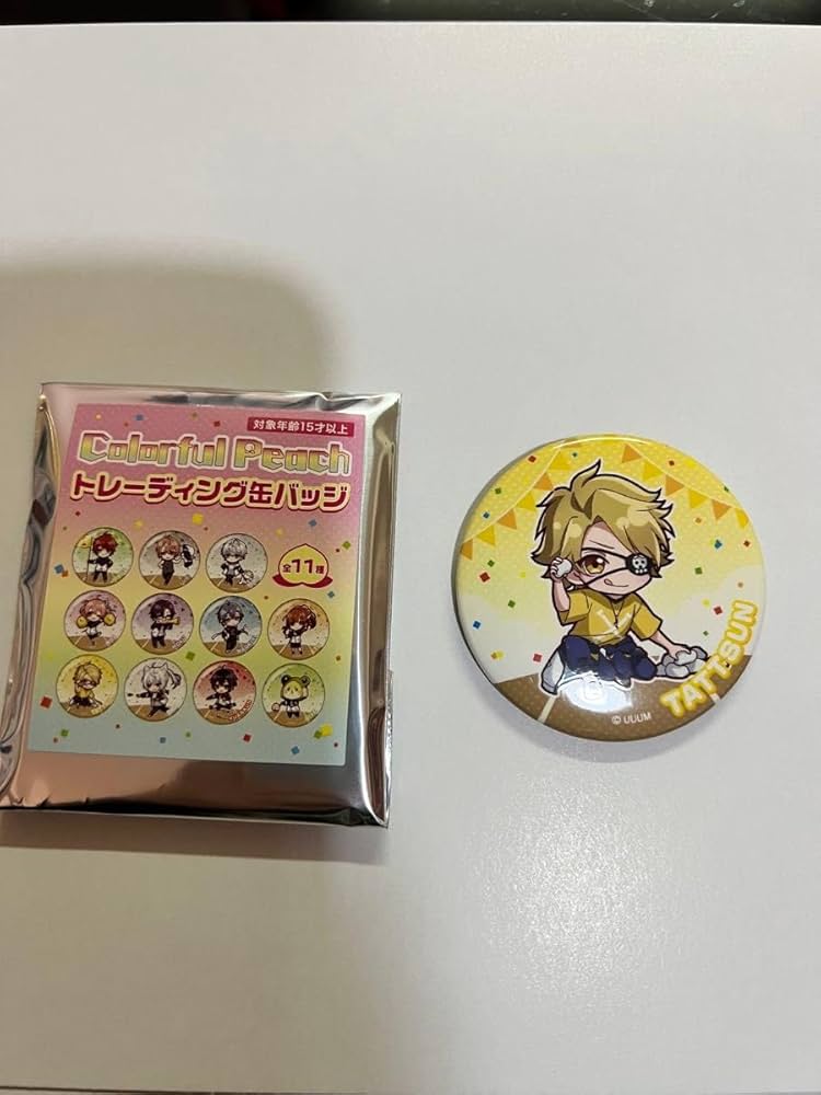 Amazon.co.jp: カラフルピーチ からぴち 缶バッジ 缶バッジ